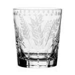 Fern Tumbler Double Old Fashioned 4\ Color 	Clear
Capacity 	10oz
Dimensions 	4\ / 10cm
Material 	Handmade Crystal
Pattern 	Fern